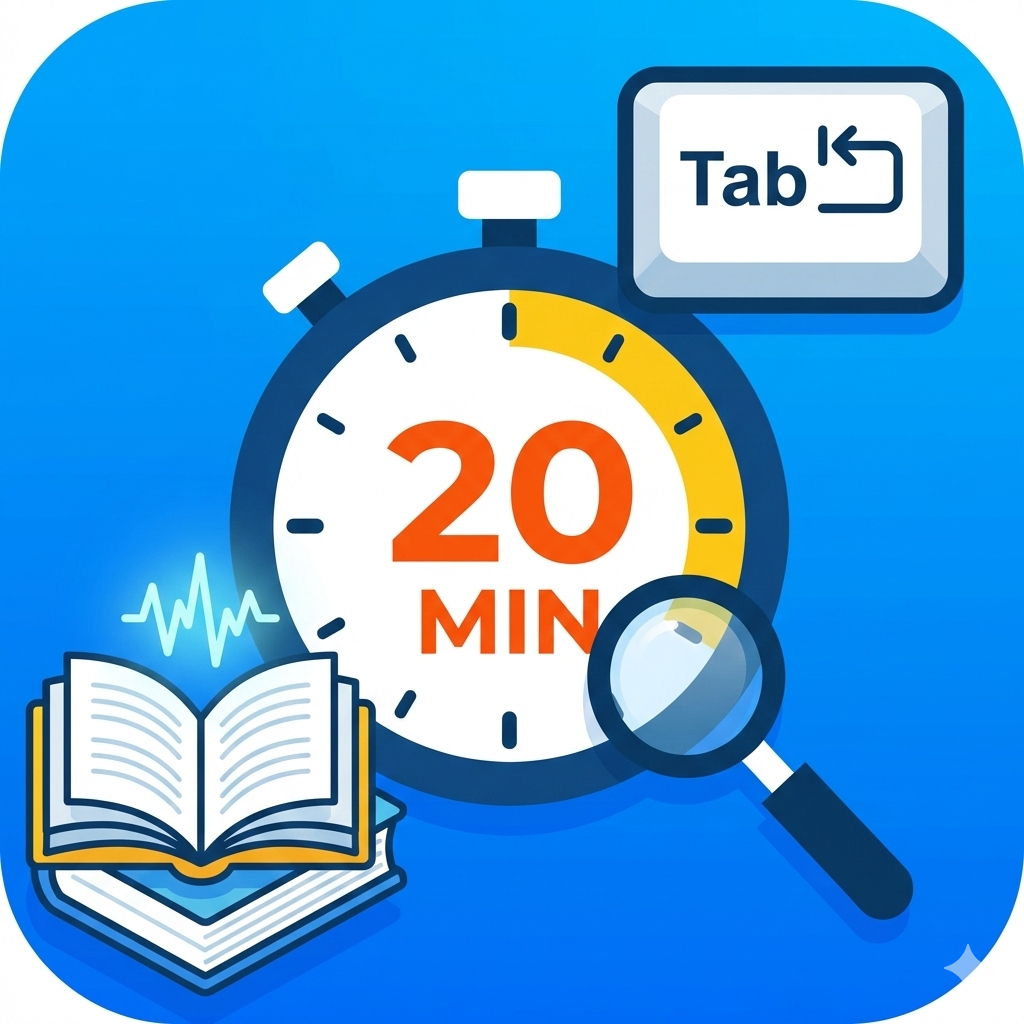 كيف تذاكر بتركيز في 20 دقيقة؟